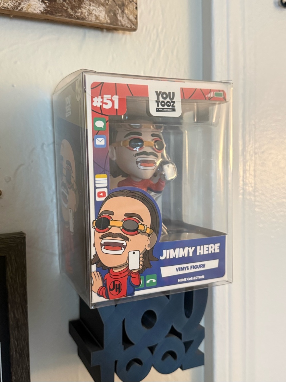 YouTooz Jimmy Here #51 Vinyl Figure - Red & Blue